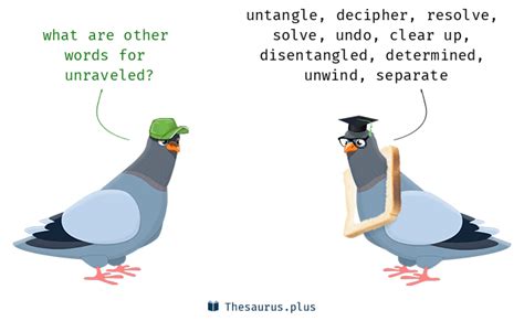 unraveled synonym